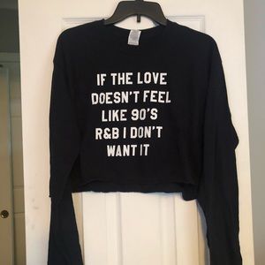 Long Sleeve Crop Top